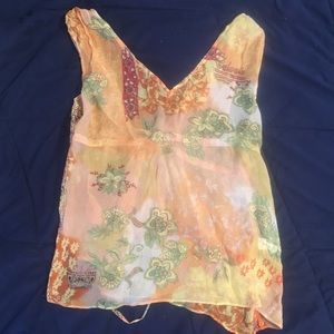 Express Tops - NWOT- beautiful sheer sleeveless top Express Tops - NWOT- beautiful sheer sleeveless top
